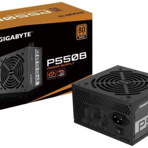 Gigabyte GP-P550B 550W 80 Plus Bronze Certified Quiet Fan Active Power Protection Power Supply - Power Sources