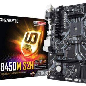 Gigabyte B450M-S2H V1/V2 AMD AM4 Motherboard - AMD Motherboards