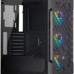 iCUE 220T RGB Airflow Tempered Glass Midtower Smart Case (Black)