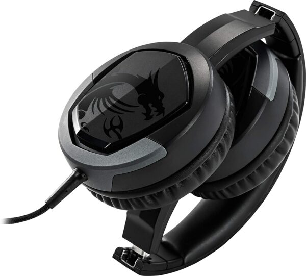MSI Immerse GH30 V2 Detachable Microphone Lightweight and Foldable Gaming Headphone - Computer Accessories