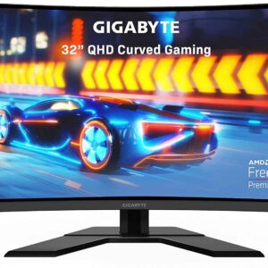 GIGABYTE G32QC A 32" 165HZ 1440P FREESync Curved Gaming Monitor - Monitors