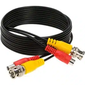 BNC Video & Power 5 Meters Siamese Cable for CCTV Surveillance Camera Ready to Use - CCTV & Securities