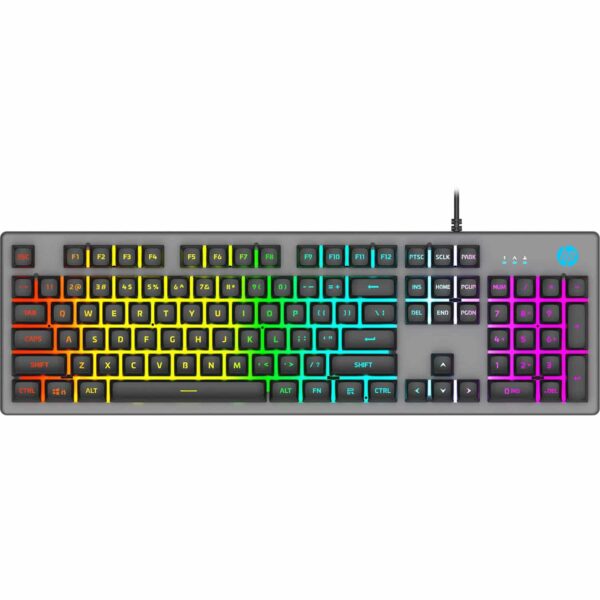 HP K500F Backlit Membrane Wired Gaming Keyboard - Computer Accessories