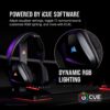 Corsair VOID Elite Surround Premium Gaming Headset Red - Computer Accessories