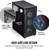 iCUE 220T RGB Airflow Tempered Glass Midtower Smart Case (Black) - Chassis