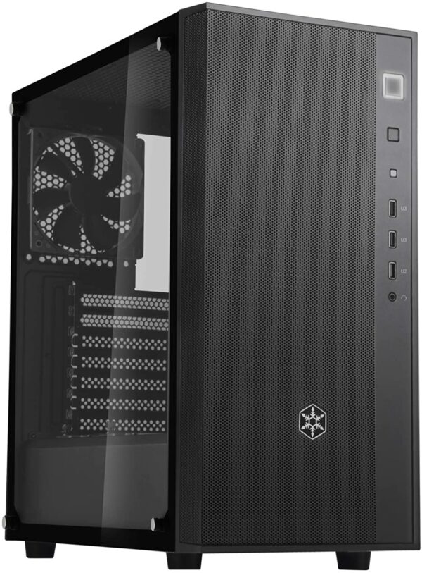 SilverStone Technology FARA R1 Tempered Glass Black Mid-Tower ATX Case SST-FAR1B-G - Chassis