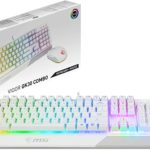 MSI Vigor GK30 Combo White Backlit RGB Gaming Keyboard & Gaming Mouse