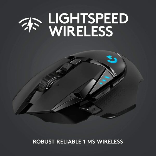 Logitech G502 LightSpeed Wireless Gaming Mouse - Computer Accessories