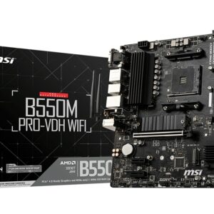 MSI B550M PRO-VDH WiFi ProSeries Motherboard - AMD Motherboards