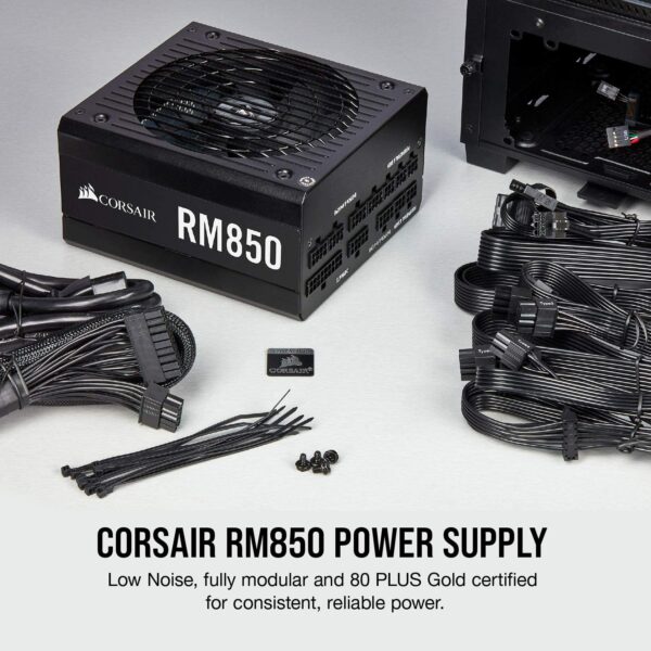 Corsair RM850 850 Watt 80+ Gold Certified Fully Modular Power Supply - Power Sources