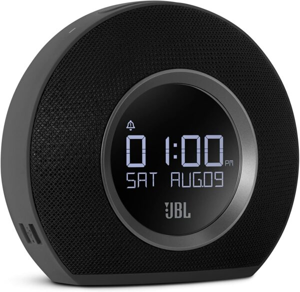JBL Horizon Bluetooth Clock Radio with USB Charging and Ambient Light  Black - Audio Gears and Accessories