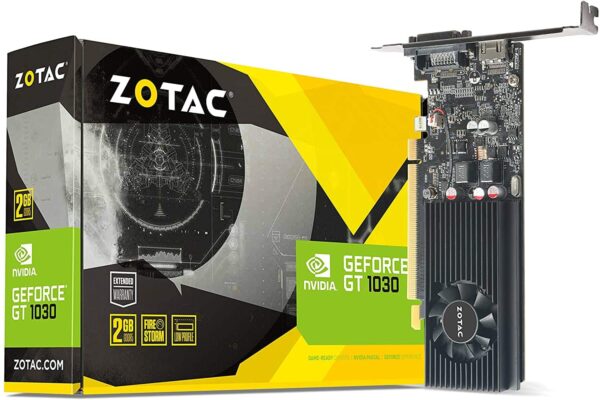 ZOTAC GeForce GT 1030 2GB GDDR5 64-bit PCIe 3.0 Video Card ZT-P10300A-10L - Nvidia Video Cards