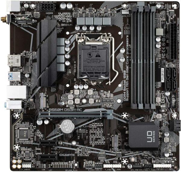 Gigabyte B560M mATX DS3H AC Motherboard - Intel Motherboards