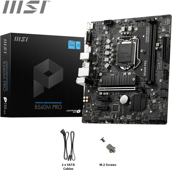 MSI B560M-A PRO Intel 11th Gen mATX Motherboard - Intel Motherboards
