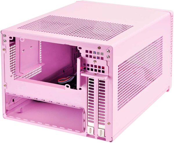 SilverStone Technology Sugo 13 Mini-ITX Computer Case with Mesh Front Panel Pink SST-SG13P - Chassis
