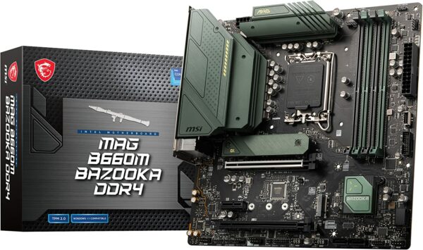 MSI B660M Bazooka DDR4 Motherboard - Intel Motherboards