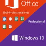 Windows 10 PRO and MS Office 2019 Professional Plus CD Keys Bundle Digital License Key