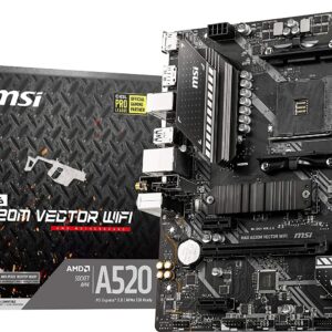 MSI MAG A520M Vector WiFi Gaming Motherboard - AMD Motherboards