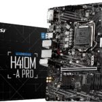 MSI H410M-A PRO mATX ProSeries Motherboard