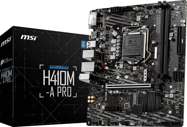 MSI H410M-A PRO mATX ProSeries Motherboard - Intel Motherboards