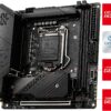 MSI MEG Z590I Unify (Mini-ITX, Intel 11th/10th Gen, LGA 1200) Gaming Motherboard - Intel Motherboards