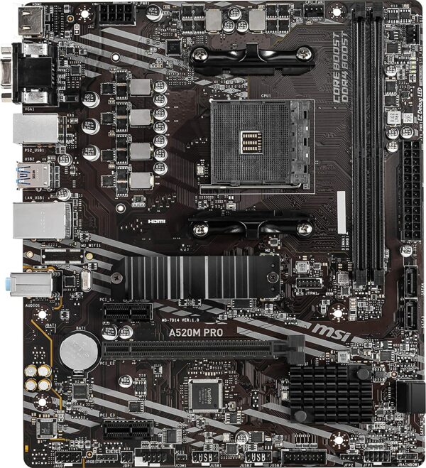 MSI A520M PRO Gaming Motherboard - AMD Motherboards