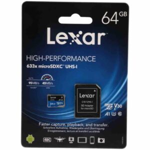 Lexar 633x Class 10 32GB | 64GB | 128GB | 256GB 100MB/s MicroSD Memory Card - Gadget Accessories