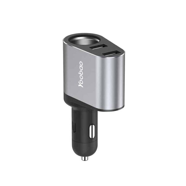Yoobao 3 in 1 Car Charger YB-209 Intelligent Digital Display 2.4A - Cables/Adapter