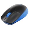 Logitech Wireless Mouse M190 Full Size Ambidextrous Curve Design Blue - Computer Accessories