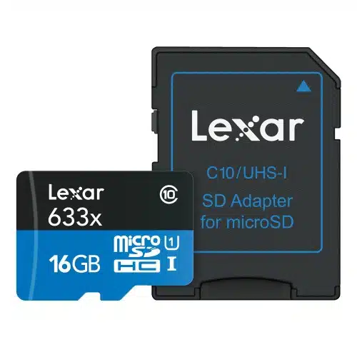 Lexar 16GB 633x Class 10 95MB/s Micro SD Card - Gadget Accessories