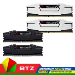 GSKILL Ripjaws V 32GB 2x16GB DDR4 3200MHZ | 3600MHZ Memory Module - White | Black