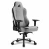 Sharkoon SGS40 Fabric | PU Leather Gaming Chair Gray - Furnitures