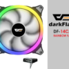 DarkFlash 14CM Rainbow LED Single Fan - Cooling Systems