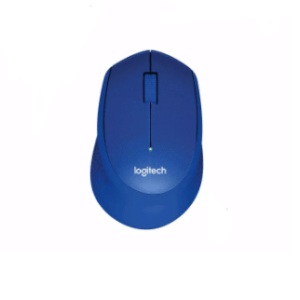 Logitech M331 Wireless Silent Mouse (Blue) - Computer Accessories