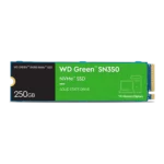 Western Digital 250GB WD Green SN350 NVMe Internal SSD Solid State Drive WDS250G2G0C-00CDH0