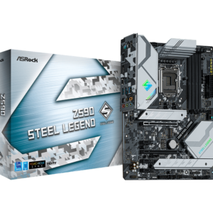 ASRock Z590 Steel Legend (Intel 10TH/11TH, LGA1200) Gaming Motherboard - Intel Motherboards