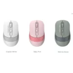 A4Tech Fstyler FB10C Blue | Black | Pink | White | Green Mouse Rechargeable Bluetooth & 2.4Ghz Wireless