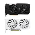 ASUS Dual NVIDIA GeForce RTX 3060 Ti OC Edition DUAL-RTX3060TI-O8G-V2 Gaming Graphics Card Black | White