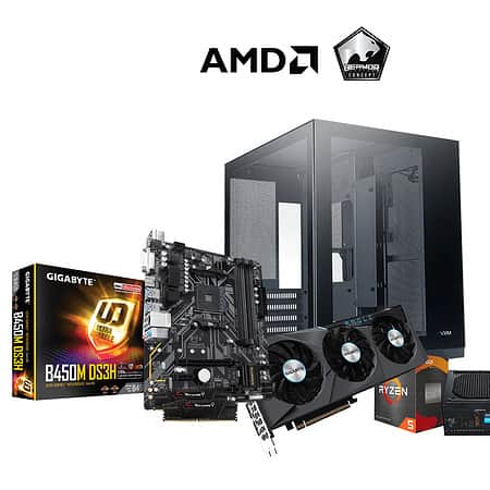 HANMA AMD Ryzen 5 3600/16GB/512GB/RX6600 High Performance Editing & Gaming System Unit - Consumer Desktop