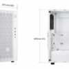 SilverStone Technology FARA R1 Tempered Glass White Mid-Tower ATX Case SST-FAR1B-G - Chassis