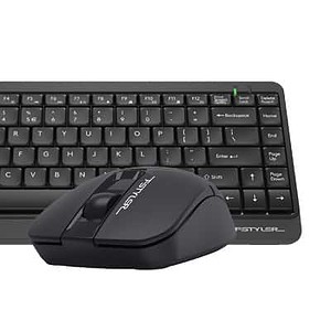 A4Tech FG1112 2.4G Compact Desktop Set Keyboard and Mouse FGK10 & GF10 Combo Black - BTZ Flash Deals