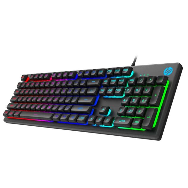 HP K500F Backlit Membrane Wired Gaming Keyboard - Computer Accessories