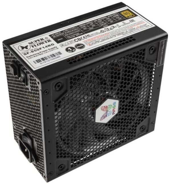 Super Flower LEADEX III Black 850W 80Plus Gold Full-Modular ARGB Power Supply - BTZ Flash Deals
