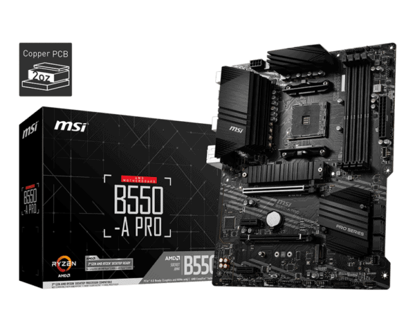 MSI B550-A PRO ProSeries AMD Motherboard - AMD Motherboards