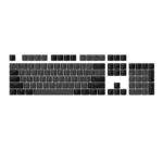 Tecware PBT Keycaps Double-Shot for Mechanical Keyboards Full 111 Keys Set OEM Profile Black / Black Grey