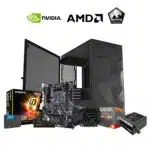 TRIGUN AMD Ryzen 3 4100/16GB/480GB/RX 6600/Windows 11 Ready High Performance Work, Production and Gaming System Unit