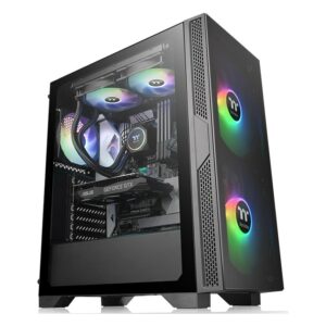 Thermaltake Versa T25 Tempered Glass Mid-Tower Chassis CA-1R5-00M1WN-00 - Chassis