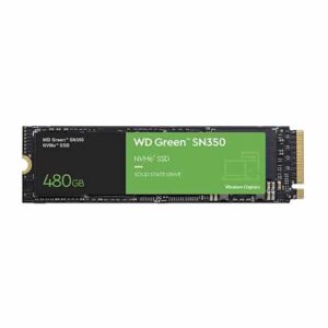 Western Digital 480GB WD Green SN350 NVMe Internal SSD Solid State WDS480G2G0C - Solid State Drives