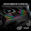 Corsair Dominator Platinum RGB 32GB 2 x 16GB DDR5 5200 PC5 41600 Intel XMP 3.0 Desktop Memory Black | White CS-CMT32GX5M2B5200 - BTZ Flash Deals