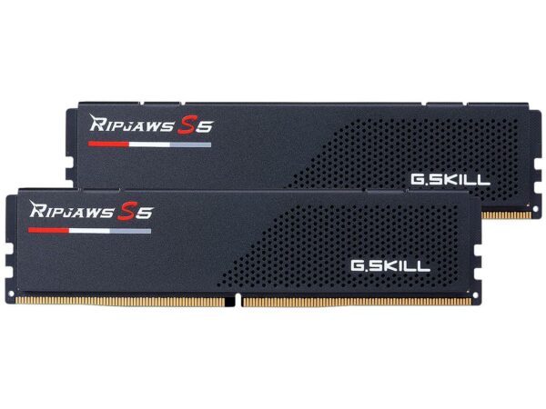 G.SKILL Ripjaws S5 Series 32GB 2 x 16GB | 64GB 2x32 DDR5 5600 CL36 Intel XMP 3.0 Desktop Memory Black - Desktop Memory